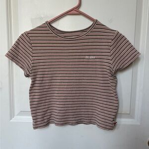 Dickies Baby Tee in Purple Stripes
